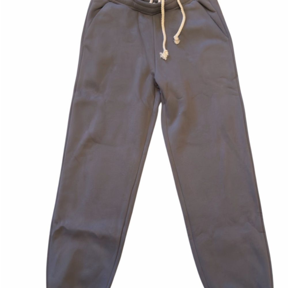 Parke Tonal Drawstring Unisex Sweatpants Stone - Picture 2 of 4
